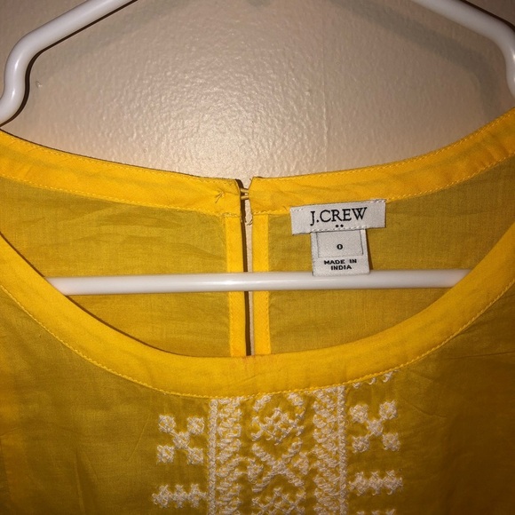 J Crew Factory Embroidered Peplum Blouse - Picture 3 of 6